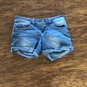 Comfortable jean shorts.
